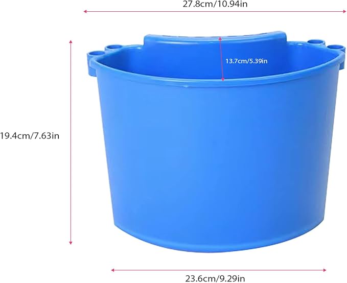 Portable Auto Wash Bucket Organizer & Car Detailing Tool Hanger - Blue