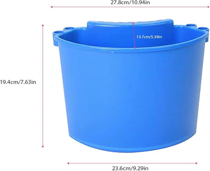 Portable Auto Wash Bucket Organizer & Car Detailing Tool Hanger - Blue