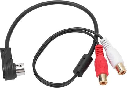 Tbest AUX in Audio Cable Adapter,Car Radio AUX in Audio Cable Adapter Replacement for KCA121B Ainet Player 9887 105 117 9855