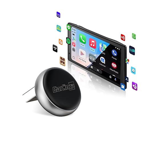 Wireless CarPlay Adapter Carlinkit MINI Ultra3│Plug & Play Convert Wired Carplay to wireles s CarPla y│Convert Wired Android AUTO to wireles s Androi d Auto│for OEM CarPla-y & OEM Android AUT-o Cars