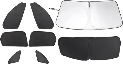 TINGLU Window Shades 8PCS for Jaguar F-Pace 2016-2025 2026 Accessories Car Side Full Windows Rear Triangular Windshield Sun Shade Sun UV Rays & Privacy Protection for Camping,Napping