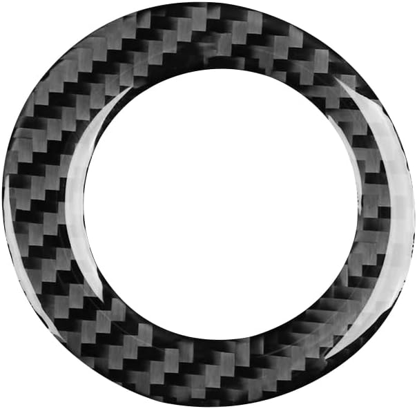 NVCNX Real Premium Carbon Fiber for Toyota 2nd Gen Tacoma Accessories 2005-2015 2006 2007 2008 2009 2010 2011 2012 2013 2014 Car Engine Ignition Key Hole Cover Interior Trim Sticker Decal 1PC