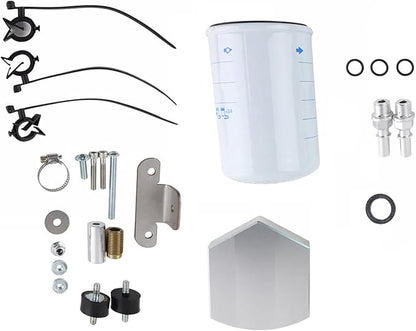 MOUDOAUER Fuel System Disaster Prevention Bypass Kit for Ford F-250 F-350 F-450 F-550 6.7L Powerstroke Diesel 2011+, CP4 Pump Failure Protection Upgrade Kit with Return Fuel Filter US