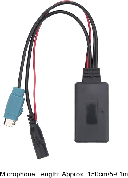 Car Stereo Adapter, Car Radio Cable Microphone Handsfree Adapter Fit for KCE?236B / CDA?9852 / E