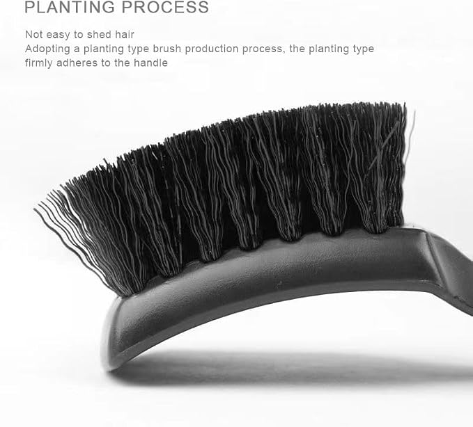 Carpet Brushes for Cleaning, Tire Cleaning Brush, Cleaning Brush for Car Interior and Home, Simple and Practical (2, Black)