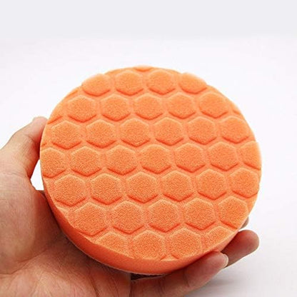 5Pcs 3inch 4inch 5inch 6inch 7inch Buffing Sponge Polishing Pad Kit Waxing for Car Polisher (6inch)