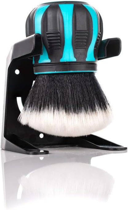 Detail Factory - Curveball XL Synthetic Brush - Ultra Soft Bristles, Comes with Storage Rack, Covers Large Area Inside or Outside Vehicles - Octane Riptide