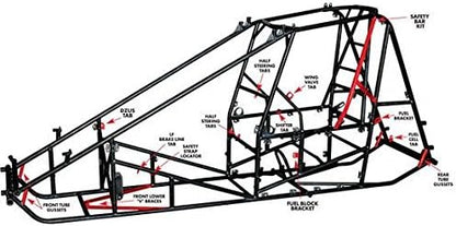 Eagle Outlaw Sprint Safety Bar Kit, LH/RH