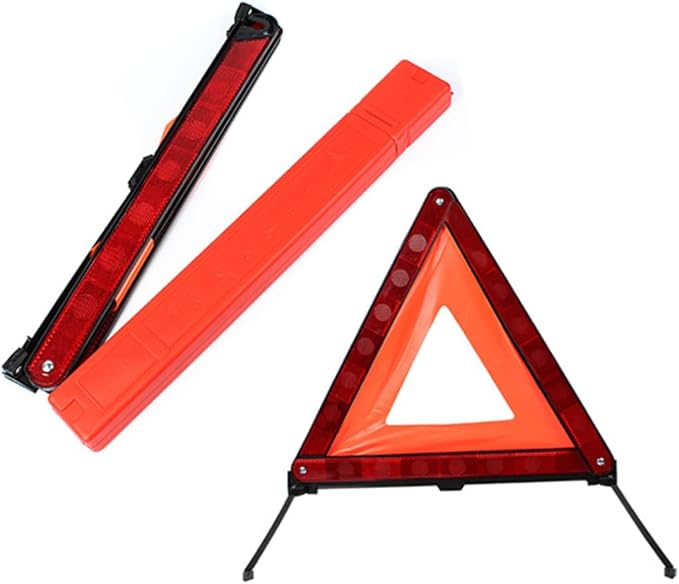 Healifty 2pcs Emergency Roadside Kit Car Warning Sign Triangle Road Safety Warning Triangle for Vehicles