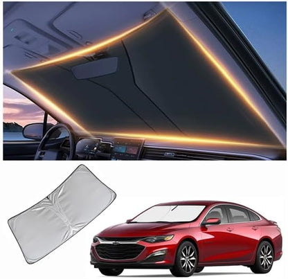 Windshield Sun Shade for Chevrolet/Chevy Malibu Front Window Shades Cover for 2010-2025 Malibu Windshield Sun Visor Protector Car Accessories