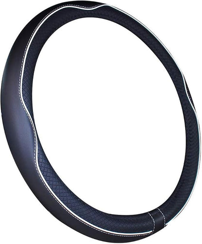 Mayco Bell 2019 New Microfiber Leather Car Extra Large Steering Wheel Cover for Big Trucks (17.5-18'', White)