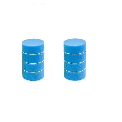 10 Pcs 3 Inch Polishing Pad Foam Drill Sponge Buffing Pads 80mm Flocking Car Buffer for Detail Polisher Waxing Cleaning(Flat Blue)