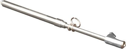 Haltec GA-155S-RCL Dual Foot Recalibratable Truck Service Gauge – 10–150 PSI, 2 PSI Increments, Chrome Finish, Metal Bar, Straight-on 30° Reverse Chuck