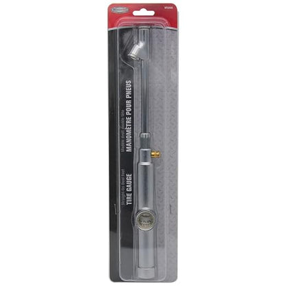 RoadPro RP3292D 12" Straight-On Dual Foot Tire Gauge with Bleeder Valve