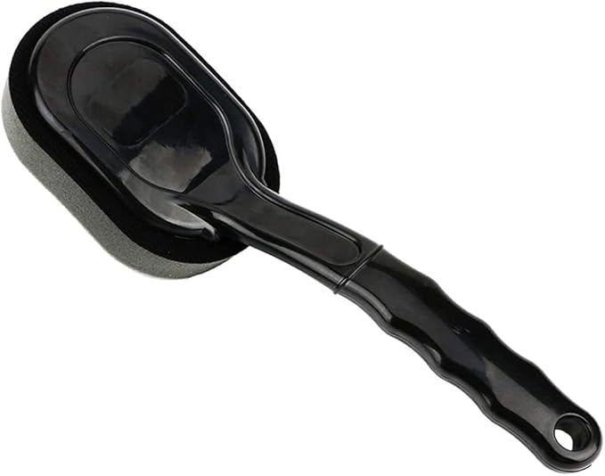 Ergonomic Tire Shine Applicator with Handle Removable Sponge Pad for Tire Dressing and Cleaning Lightweight Design for Easy Use and Storage for Car Detailing