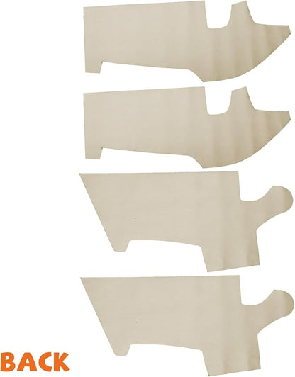 RUIANTE 4pcs Door Panel Cover Trim Replacement Compatible for Elantra 2011-2016 Car Interior Accessories (Beige)