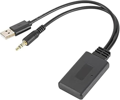 Bluetooth Audio Adapter Auto Aux 3.5mm Car USB Receiver Cable for Speaker Music