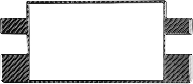 NVCNX Real Premium Carbon Fiber for Toyota Tundra 2022-2026 / Sequoia 2023-2026 2024 2025 Car Dash Navigation Screen Panel Cover Interior Trim Accessories Thick Overlay Sticker Decal 1PC only for SR5