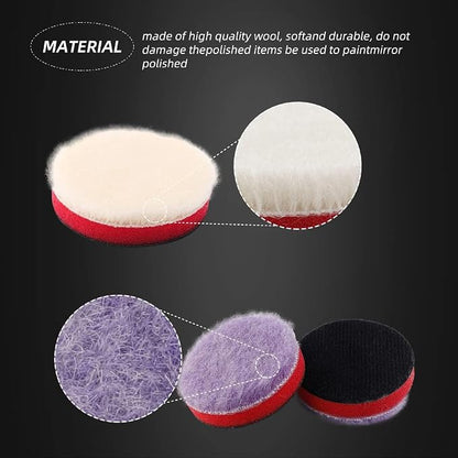 SPTA Mini Polishing Pads Set (21Pcs Mini Polishing Pads Sets, 1.6 inch)