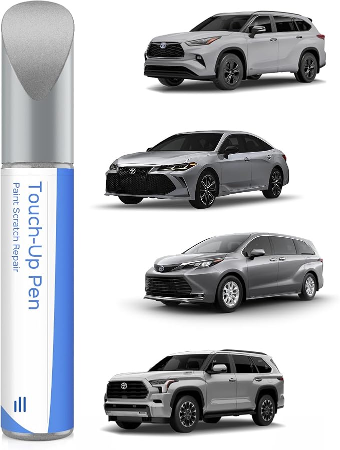 1J9 Celestial Silver Metallic Touch Up Paint Compatible with Toyota Exact Match Chips and Nicks Touch Up