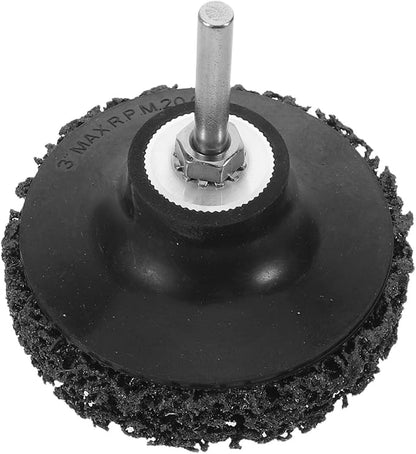 Sturdy Vehicle Tire Grinding Tool with Metal and Nylon Buffing Wheel for Automotive Maintenance and Refurbishment Projects, Wear-Resistant Abrasive Tire Buffer for Efficient Rust