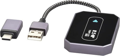 TRIPP LITE Eaton Series Bluetooth Android Auto Wireless Adapter for Car Screen, Mini Portable Size, USB-C & USB Adapter, Samsung Galaxy S8+ and Google Pixel Compatible, 3-Year Warranty (U264-001-AND)