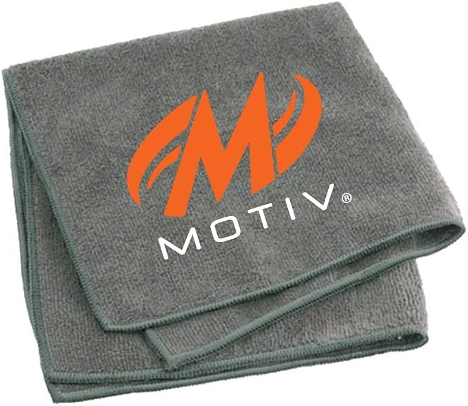 Bowlerstore Products Motiv Micro Fiber Towel - Grey/Orange