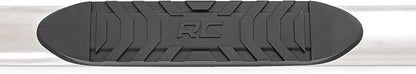 Rough Country Stainless Steel Oval Nerf Steps for Chevy Silverado & GMC Sierra 1500/2500HD/3500HD (2019-2026) Crew Cab - OEM Style Rails with Built-in Side Steps