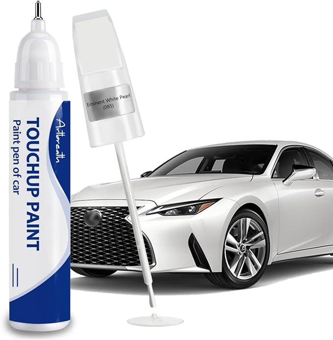 Eminent White Pearl(085) Touch Up Paint for Lexus-Exact Match–Chips and Nicks Car Paint Scratch Repair Kit Automotive Paint Pen for 2025 ES/2024 IS/2024 LS/2025 UX HYBRID/NX/2024 RX/GX/RZ/LX