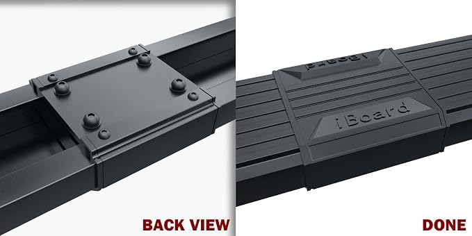 APS (Black 6 inches) Stainless Steel Running Boards Nerf Bars Side Steps Compatible with Toyota Tundra 2007-2021 CrewMax