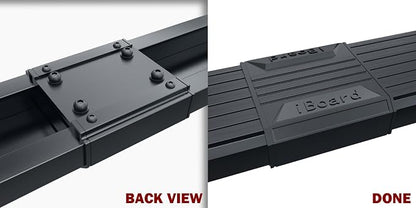 APS (Black 6 inches) Stainless Steel Running Boards Nerf Bars Side Steps Compatible with Dodge Ram 1500 2006-2008 Mega Cab & Ram 2500 3500 2006-2009(91in D2D Short Version)