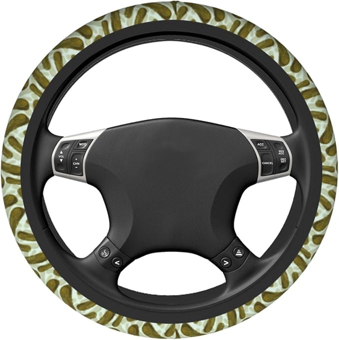Pickles Steering Wheel Covers Non Slip Neoprene Steering Wheel Protector Cover Universal 15 Inch for Men Women Car Truck