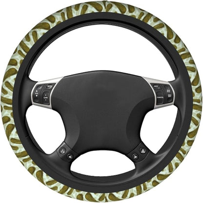 Pickles Steering Wheel Covers Non Slip Neoprene Steering Wheel Protector Cover Universal 15 Inch for Men Women Car Truck