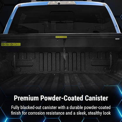 Syneticusa Automatic Retractable Hard Ford F-150 Tonneau Cover for (2004–2026) 5.5' ft | 2025 f150 Bed Cover Keyless Auto-Retract Design | Low-Profile, Clamp-On Install, Corrosion-Free Matte Black