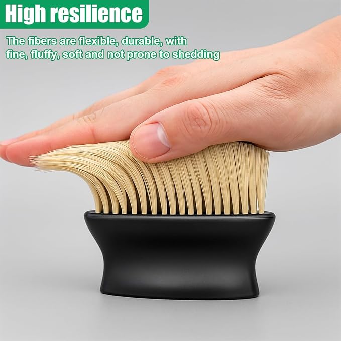 Car Interior Dust Brush, Soft Bristles Auto Exterior Cleaning Whisk Broom, No-Scratch Car Dashboard Detailing Brush, Vehicle Dusting Tool for Leather, Air Conditioner Vent (2PCS)