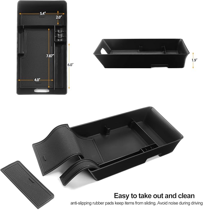 CKE Compatible with Toyota Camry 2025 2026 Accessories Car Interior Center Console Box Armrest Organizer Armrest Storage Box Insert for 9th Gen Camry LE SE XLE XSE