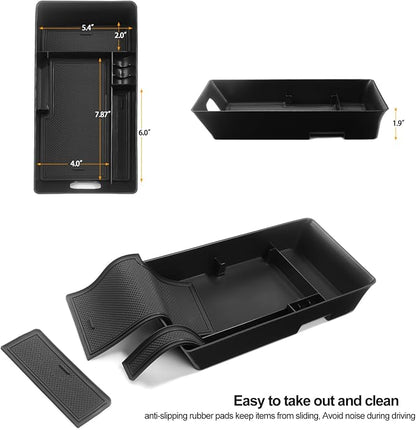 CKE Compatible with Toyota Camry 2025 2026 Accessories Car Interior Center Console Box Armrest Organizer Armrest Storage Box Insert for 9th Gen Camry LE SE XLE XSE