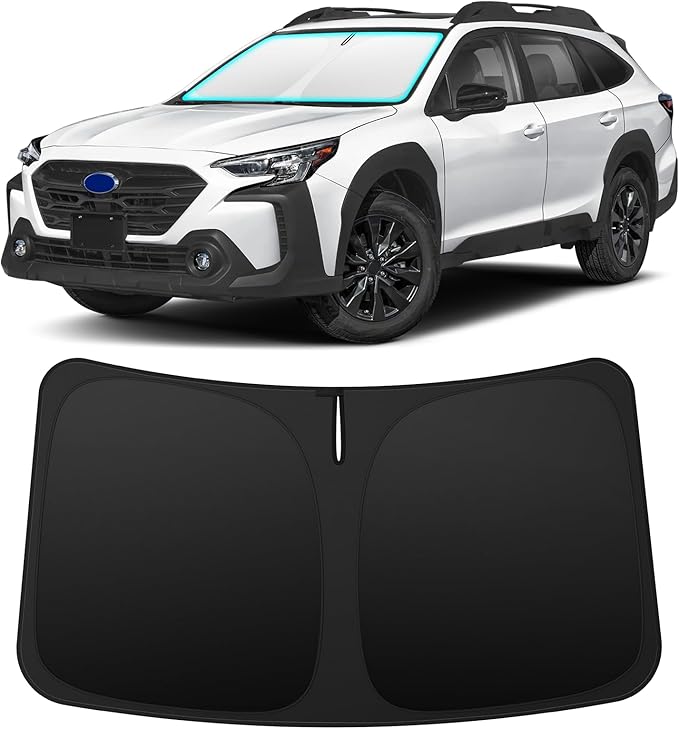 INSAUTO Custom Fit Windshield Sun Shade Accessories for Subaru Outback 2020-2025, Foldable Front Window Sunshade, UV & Heat Reflector, Keeps Interior Cool, Includes Storage Bag