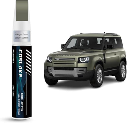 Car Touch Up Paint(Pangea Green(2407/1DJ/HIH)) for Landrover, Car Paint Scratch Repair Kit, Quick & Easy Solution to Repair, 2 in 1 Scratch Remover Pen with 2PCS Disposable Micro Applicators