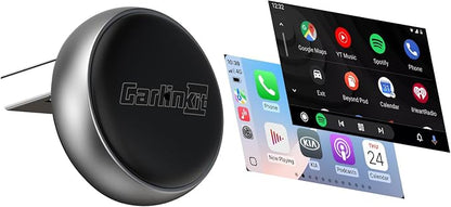Carlinkit Wireless CarPlay Adapter & Android Auto Mini Ultra3, 2-in-1 Mini USB Design with OEM Car Models, Plug and Play/Low Latency Portable/Auto Connect, Compatible with iOS 10+ & Android 11+