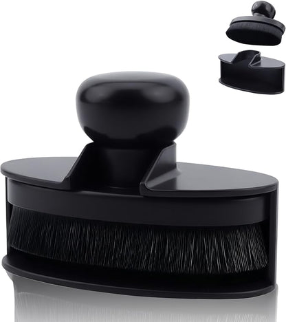 Car Tire Shine Applicator Brush, Auto Tire Detail Brushs, Portable Car Tire Brush with Seal Cover Design, High Density Soft Shine Applicator Brushs, for Auto Detailing Cleaning (1 PCS, Large Size)