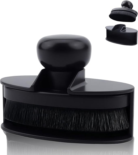 Car Tire Shine Applicator Brush, Auto Tire Detail Brushs, Portable Car Tire Brush with Seal Cover Design, High Density Soft Shine Applicator Brushs, for Auto Detailing Cleaning (1 PCS, Large Size)