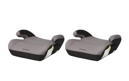Cosco Kids Topside Booster Car Seat, Pack of 2, Lightweight Travel Chair, Easy-Clean Cover, Belt Guide, Fits 40-100 lbs, 43.4-57 in, Leo