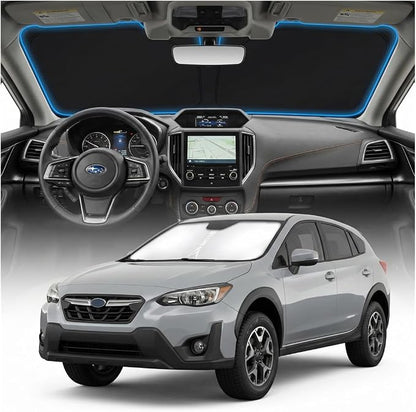 for Subaru Crossterk Sun Shade Windshield Cover - Custom Fit Crossterk Accessories 2018-2025 2026 Sunshade Foldable UV Protection & Heat Shield Sun Visor Accessories