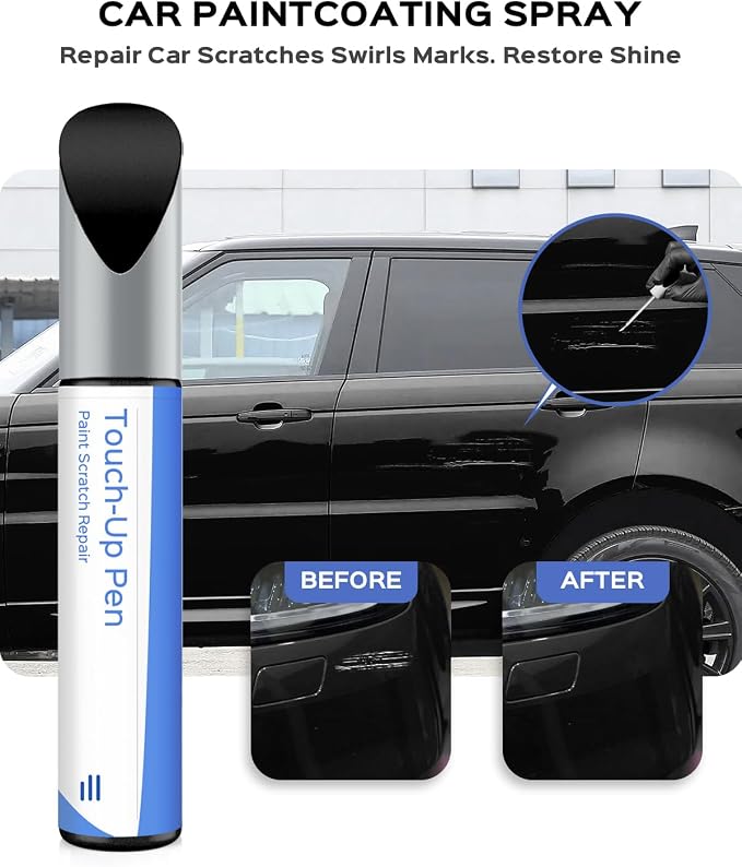 Santorini Black(820/PAB/1AG) Touch Up Paint Compatible with Land Rover Exact Match Chips and Nicks Touch Up