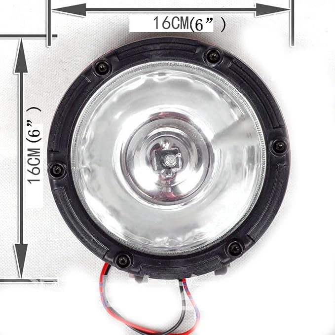6 Inch HID Offroad Light Spot Beam 55W HID Fog Driving Work Lamp 4x4 Off-Road Rally Round Fog Lighting For Truck SUV ATV 9-32v