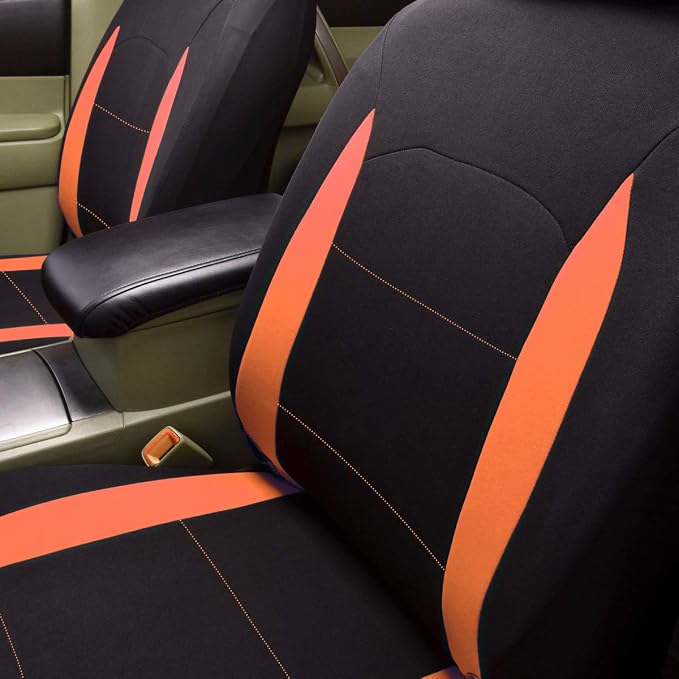 Flying Banner Car Seat Covers Front Seats Rear Bench Polyester car seat Protectors Easy installations Rear Bench Split Classic Man Lady Truck