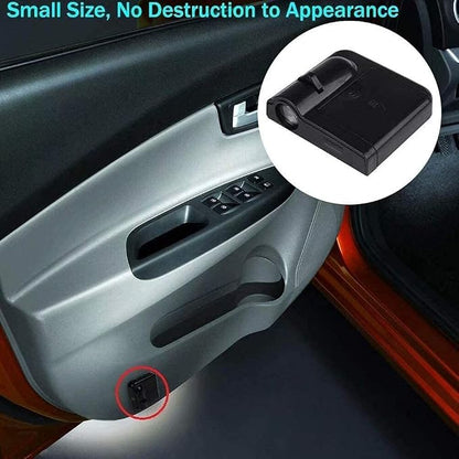 Car Door Lights Projector, 2PCS Cute Car Door Logo Projector Lights Universal Car Courtesy LED Ghost Shadow Lights Welcome Lights
