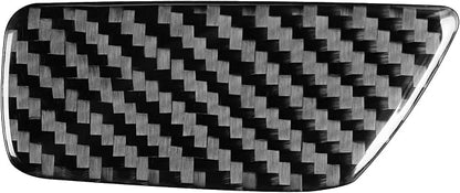 Real Premium Carbon Fiber Sticker Compatible with Audi A3 S3 RS3 8V 2013 2014 2015 2016 2017 2018 2019 Car Glove Box Storage Box Handle Switch Decor Trim Auto Interior Accessories Style B Black
