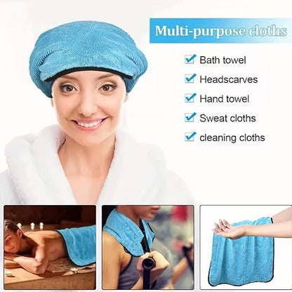 DIAOJIA 3 Pack Microfiber Car Towels (16" x 24"), 500 GSM Double-Sided Absorbent Coral Fleece Cloths for Washing, Drying & Cleaning, Streak-Free & Lint-Free (Light Blue)